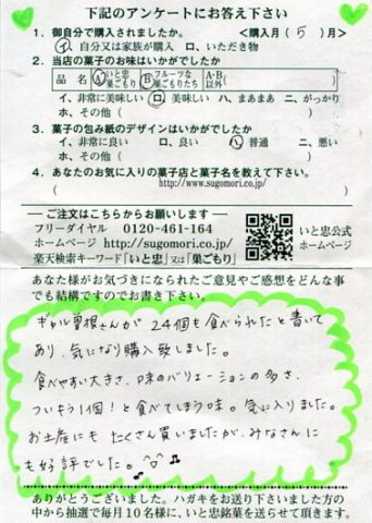 ギャル曽根さんが24個食べられたと見て、気になり購入