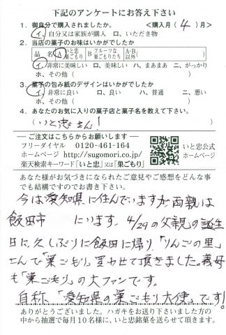 自称「愛知県の巣ごもり大使」です！