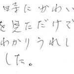 包み紙を見ただけですぐ巣ごもりとわかり